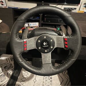 Logitech PlayStation racing setup